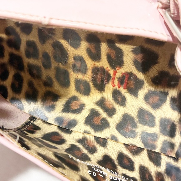 Demonia Size 12 Baby Pink Patent SPRITE-02 Platform Heart Buckle Shoes - Picture 6 of 8